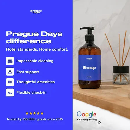 Days - With 100 Mbps Wifi & Smart Tv In New Town Appartement Prague